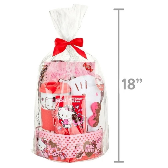 Hello Kitty Valentine's Day Heart Box Gift Set - SAME DAY SHIP - Picture 4 of 5